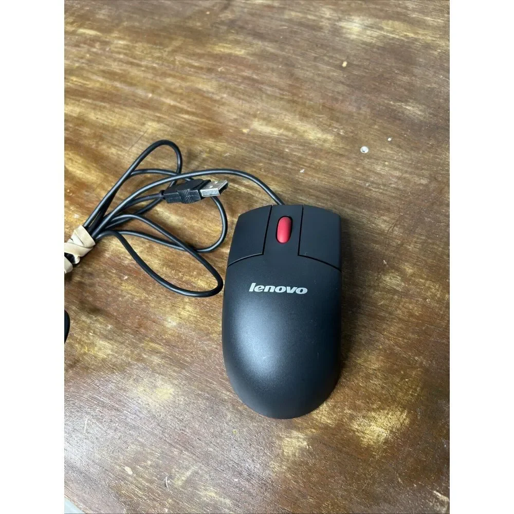 Lenovo‎ Mouse Model: MO28UOL USB Optical 2-Button Scroll Wheel Mouse Wired